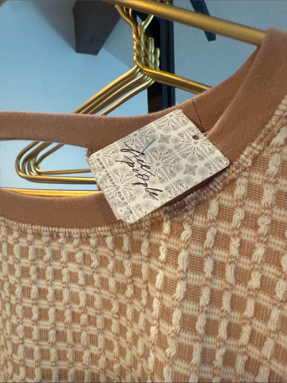NWT Free People FP Movement My Time Layer Textured Reversible Sweatshirt. Size S - Picture 7 of 8